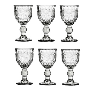 Imperial Wine Glass, Smoked - Set Of 6